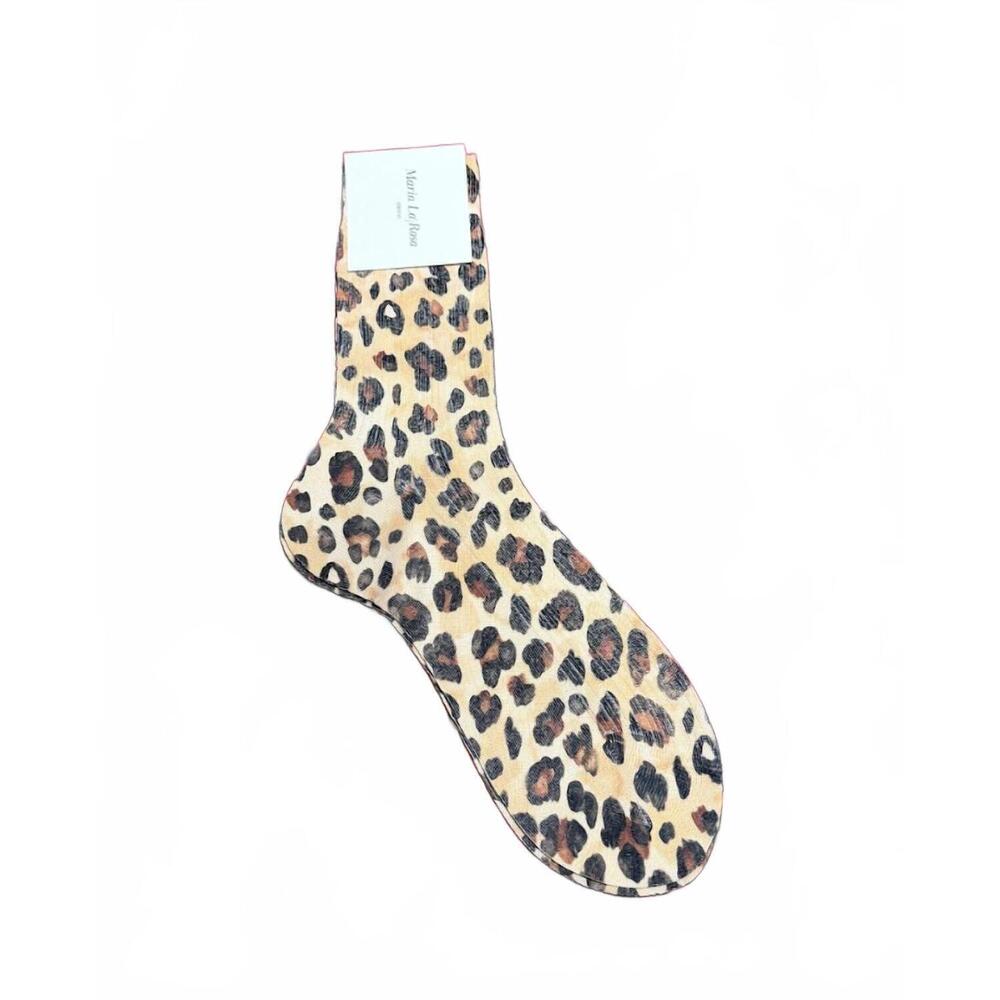 NEW MARIA LA ROSA savana socks in leo